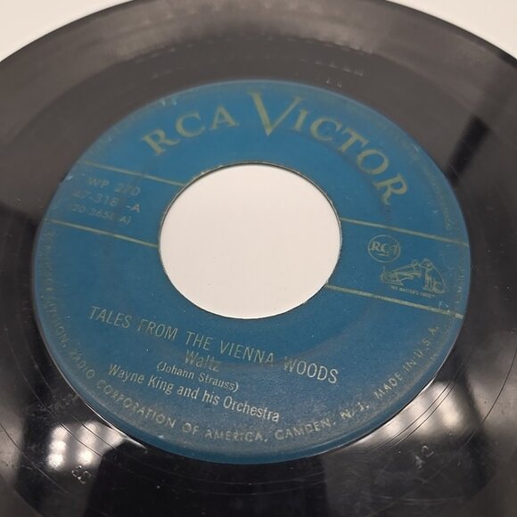 Emporer Waltz / Vienna Woods by Wayne King 45 RPM Vinyl Record - Picture 1 of 4